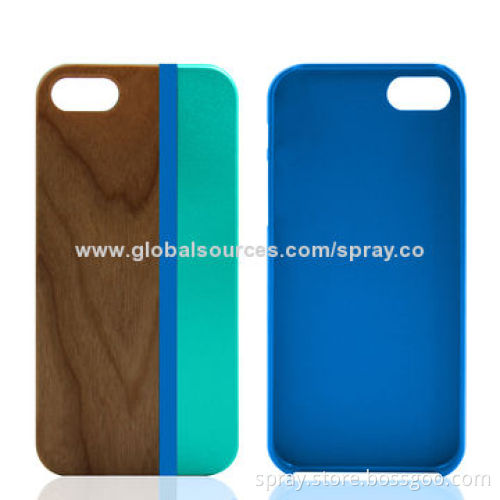 Hand-made Hard Protective Wooden and Aluminum Case for iPhone 5/5S